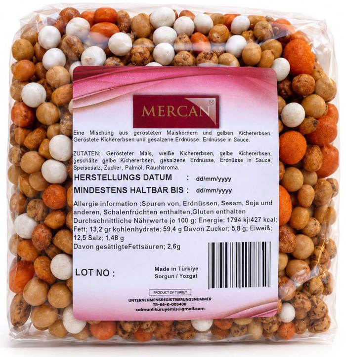 Mercan Karışık Çerez (Toptan) 1750g